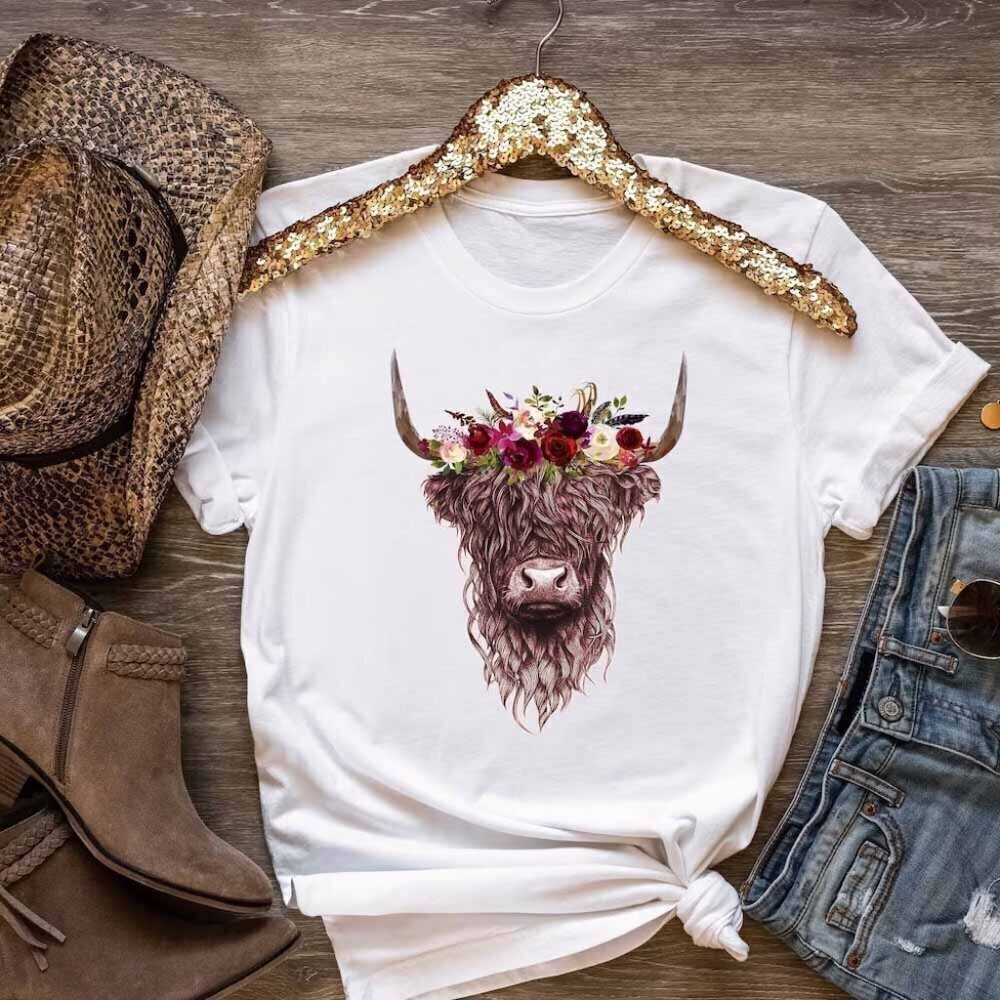 Highland Cow Shirt Western Shirt Country Shirt Cow Tshirt Farm Life